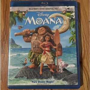 Disney Moana DVD and Blueray movie